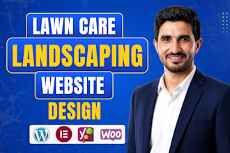 design lawn care website, landscaping, roofing,pressure washing,handyman website