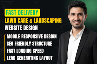design lawn care, landscaping, cleaning, junk removal and handyman website