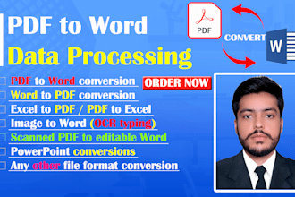 convert pdf to word and excel, handle any file conversion
