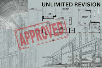 provide deck, patio, pergola and porch permit drawing set for city approval
