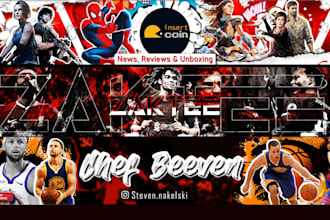 design youtube banner and channel art