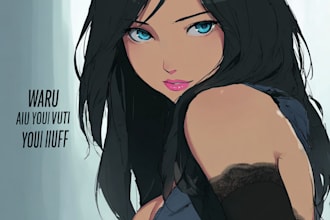 design a anime style fanart, furry, manga and nsfw