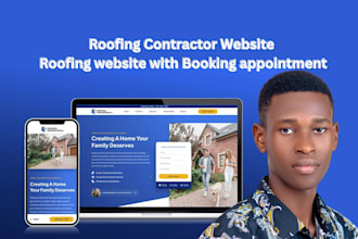 create roofing website roofing leads funnel roofing landing page