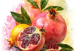 make an amazing food and drink watercolor illustration