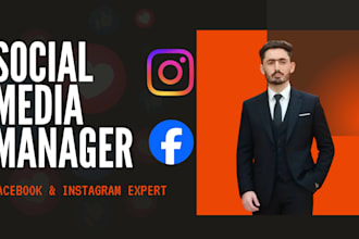 be your social media marketing manager