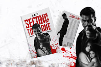 design an amazing action, true crime book cover, or science fiction book cover