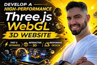 develop a high performance threejs webgl 3d website