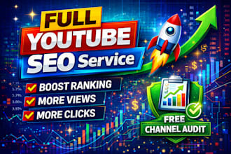 boost your video ranking fast with youtube SEO service