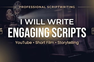write original theatre or stage play scripts