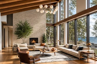 do interior, exterior design architectural 3d modeling and rendering