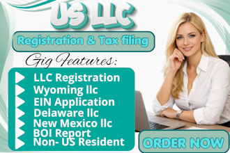 do llc registration with ein number in wyoming llc, delaware llc, new mexico llc