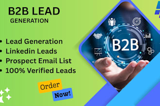 provide b2b lead generation and linkedin verified email list