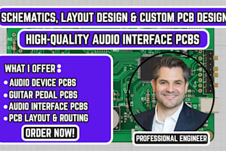 create pcb design for audio devices,guitar effects pedal pcb,pcb audio interface