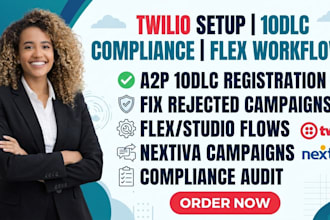 twilio setup a2p 10dlc registration twilio flex a2p campaign twilio naxtiva
