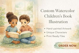 watercolor children book illustration watercolor children illustration book