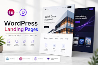 do wordpress elementor pro landing page site wordpress divi landing page website