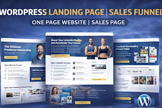 german wordpress divi landing page wordpress elementor one page website expert