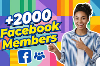 upgrade to new 2000 facebook members