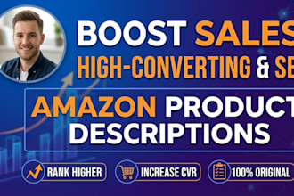 write high converting SEO amazon product descriptions