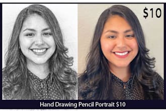 draw hand drawing portrait