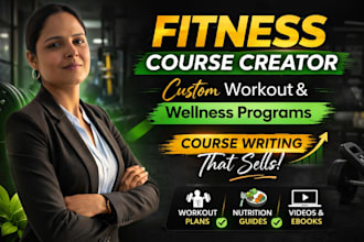 create high quality fitness and wellness courses nutrition  course