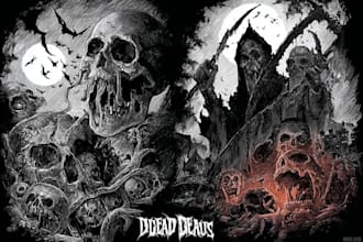 draw detailed dark art illustration with my style