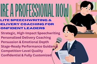 write your powerful persuasive speech or debate script