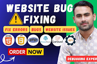 fix website errors bugs and issues wordpress PHP HTML laravel expert