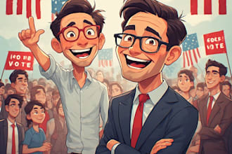 do a political cartoon for political cartoons
