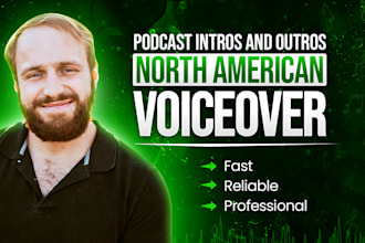 record a professional human voice over for your podcast