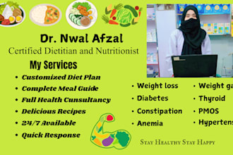 design balanced diet plans along with sufficient calories