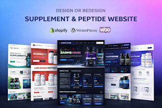 build peptide website, research peptide store, nutracueutical, saarms store