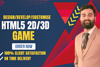develop 2d or 3d javascript and html5 game for browser
