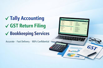 do accounting in tally erp with gst return filing