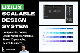 scalable saas design system for your product in figma