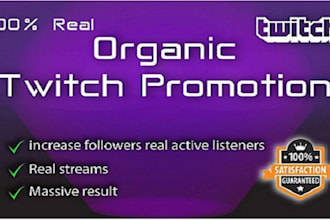 do organic twitch kick channel promotion get real viewers boost  affiliate