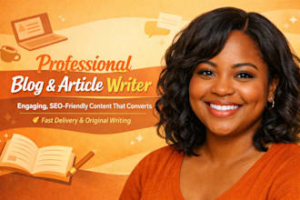 write blogs and articles for you