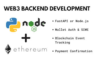 build a secure web3 backend with fastapi or nodejs