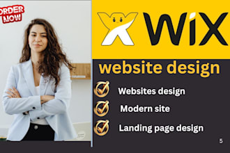 design and redesign wix website