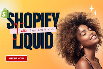 be your shopify custom code liquid developer, shopify error and bug fix