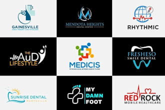 be healthcare logo design expert for medical and dental branding