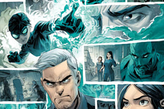 do comic book illustration graphic novel superhero comic webcomic comic artist