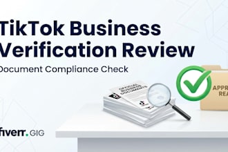 use my tiktok moderator experience to verify your business center