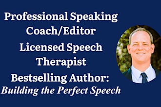 edit your business speech and coach your delivery