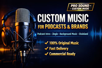 create background music, diexieland, brand jingle, outro music, podcast intro