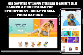 design pet store pet shopify store pet dropshipping  store pet store pet website
