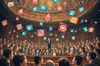 create a powerful and witty political cartoon