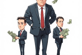 draw a high impact political or editorial cartoon