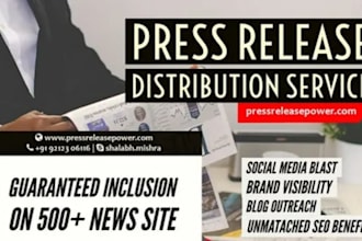 write and distribute USA, UK SEO press releases for crypto, startups and brands