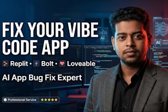 debug, fix errors and optimize your vibe coded apps built with replit, bolt